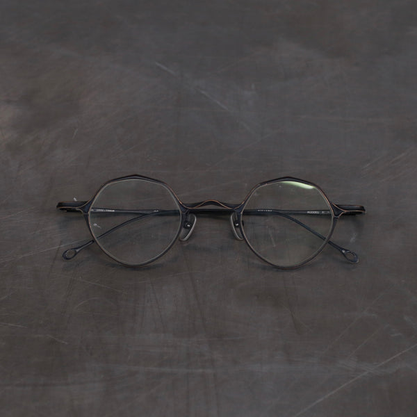Rigards RG1019CU series collection copper titanium high degree handmade glasses RG-RG1019CU-GHTM retro black frame transparent lens
